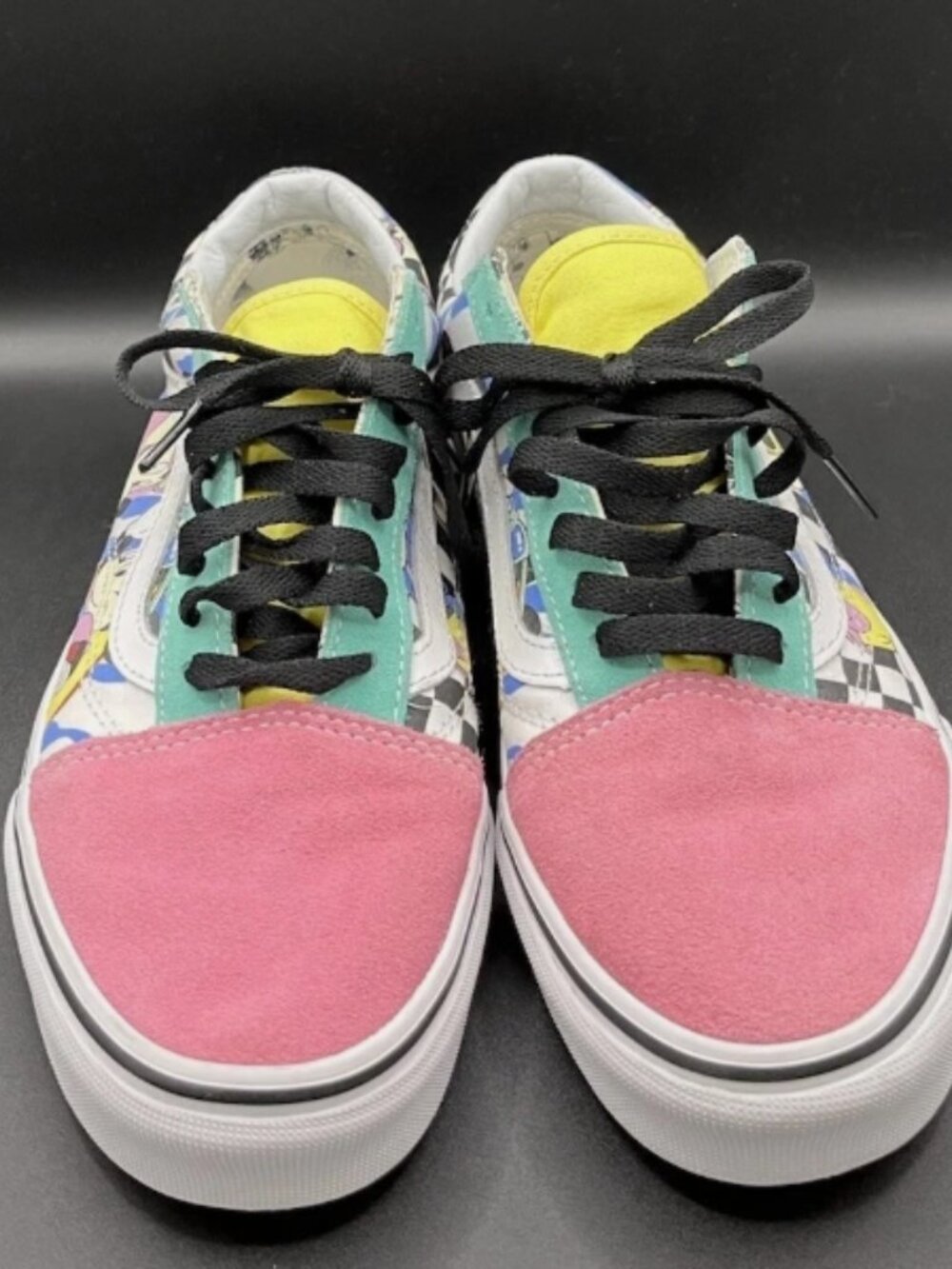 Men’s 5.5 W/7 Pre Owned Vans Old Skool 80s Mickey & Minnie Mouse Disney Vintage - Picture 5 of 5